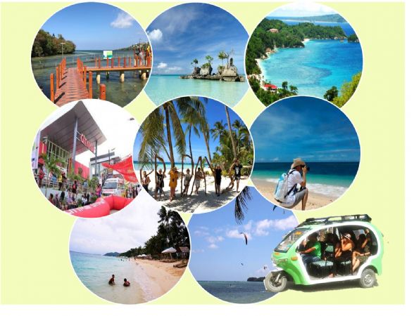 e Tuk-tuk island round trip 3hrs (2~4 people for one car)(City Mall complimentary Lunch or Dinner)